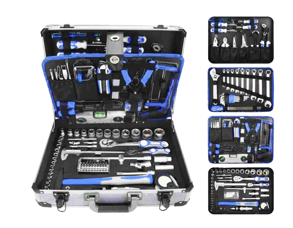 168pcs Tool sets in Aluminium Case 