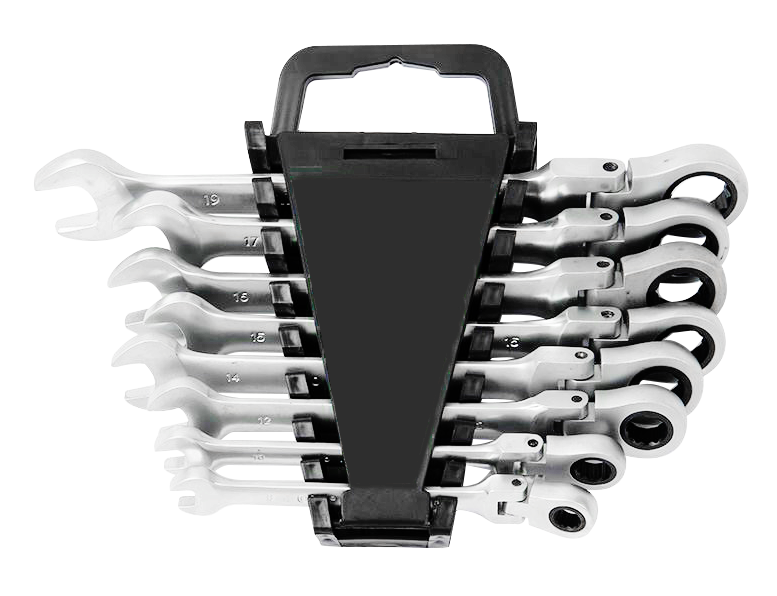 8pcs Flexible Gear Ratchet Wrench sets