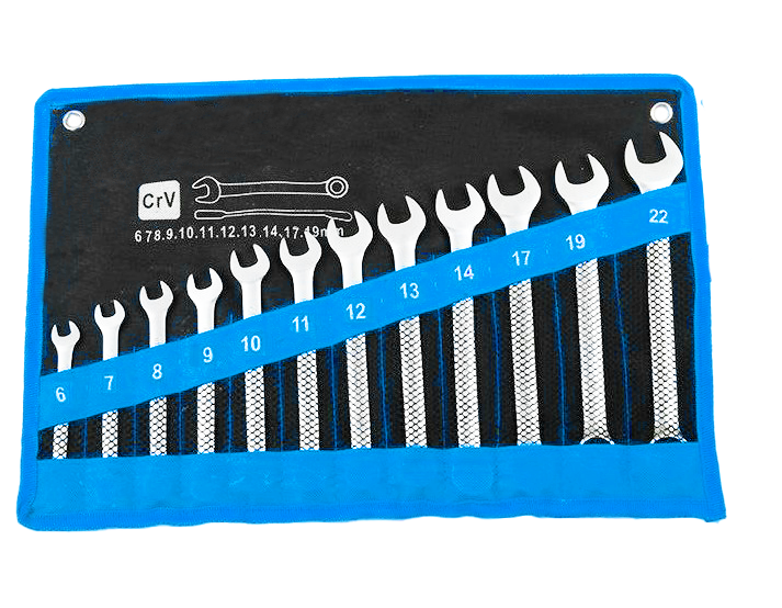 12pcs Combination Wrench sets with Canvos Bag