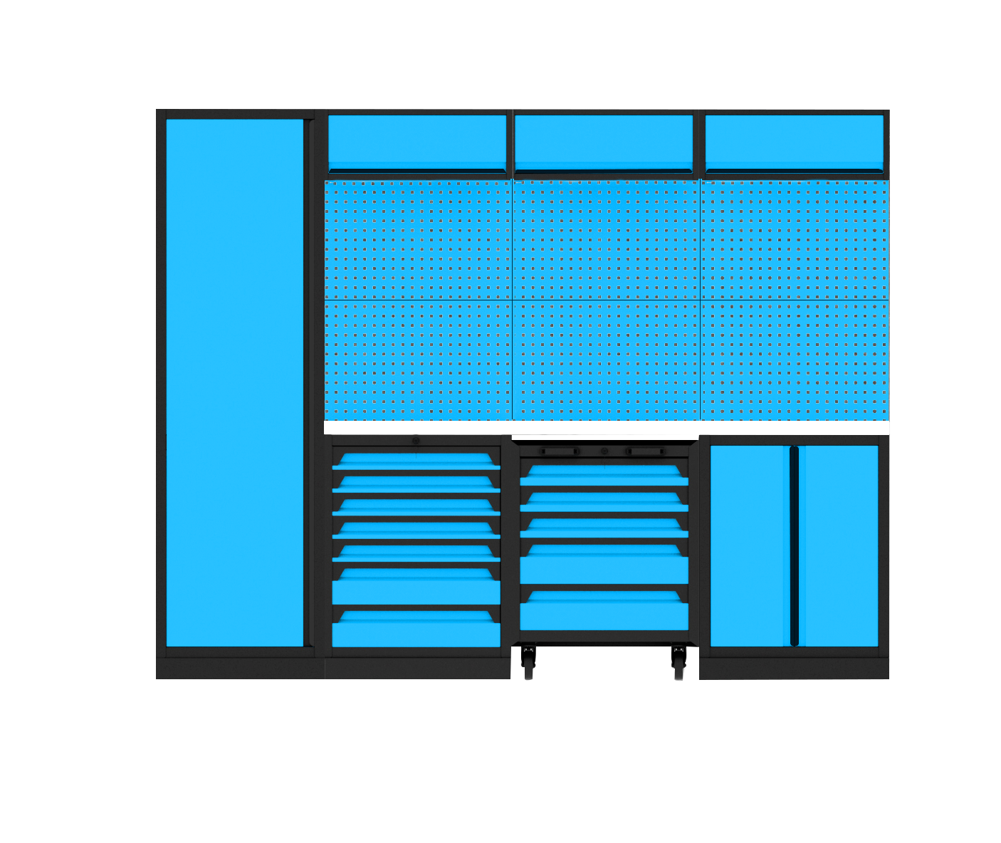 15pcs Garage Cabinet Combination system 