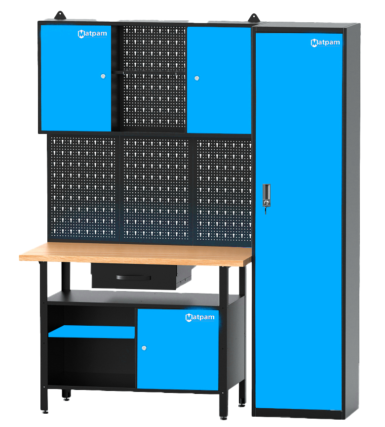 4pcs Garage Cabinet Combination system 